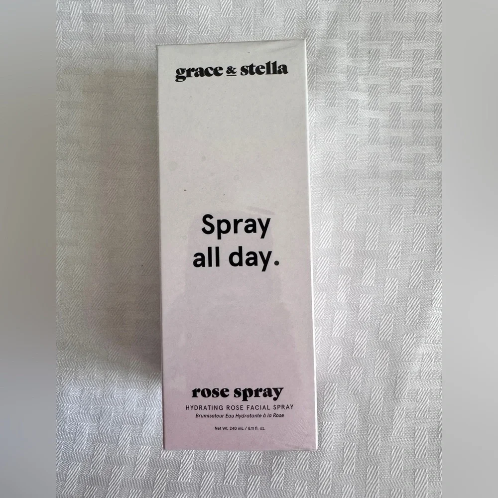 Grace & Stella Hydrating Rose Facial Spray – 8.1‎ fl oz / 240 mL (New)